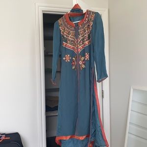 Three piece Pakistani dress